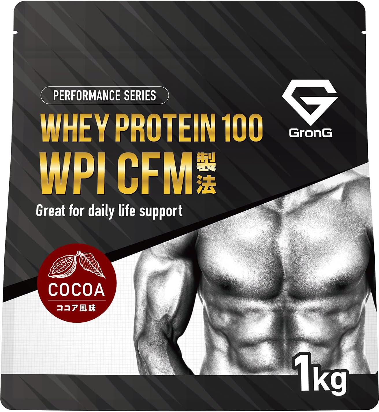 ホエイプロテイン100 WPI CFM製法 パフォーマンス