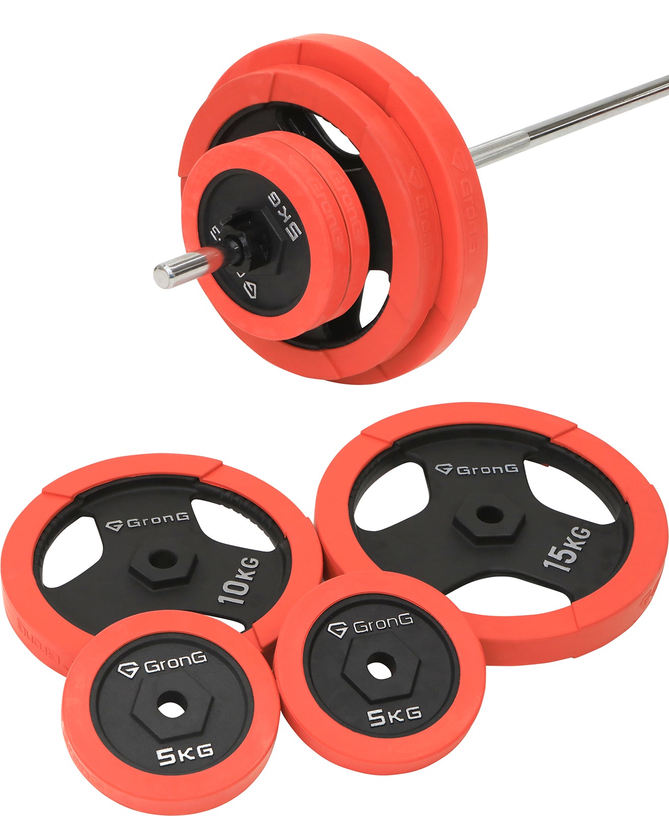 アイアンバーベルセット ラバー有り