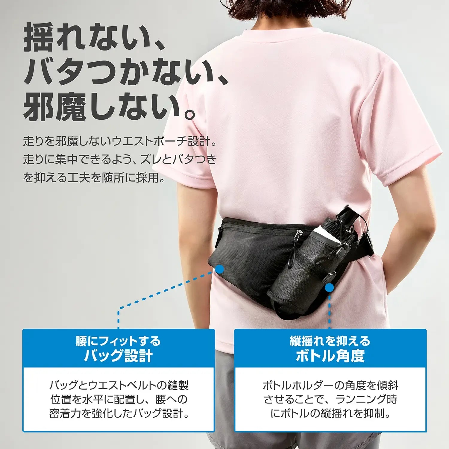 ランニングポーチ Fit-in Pouch