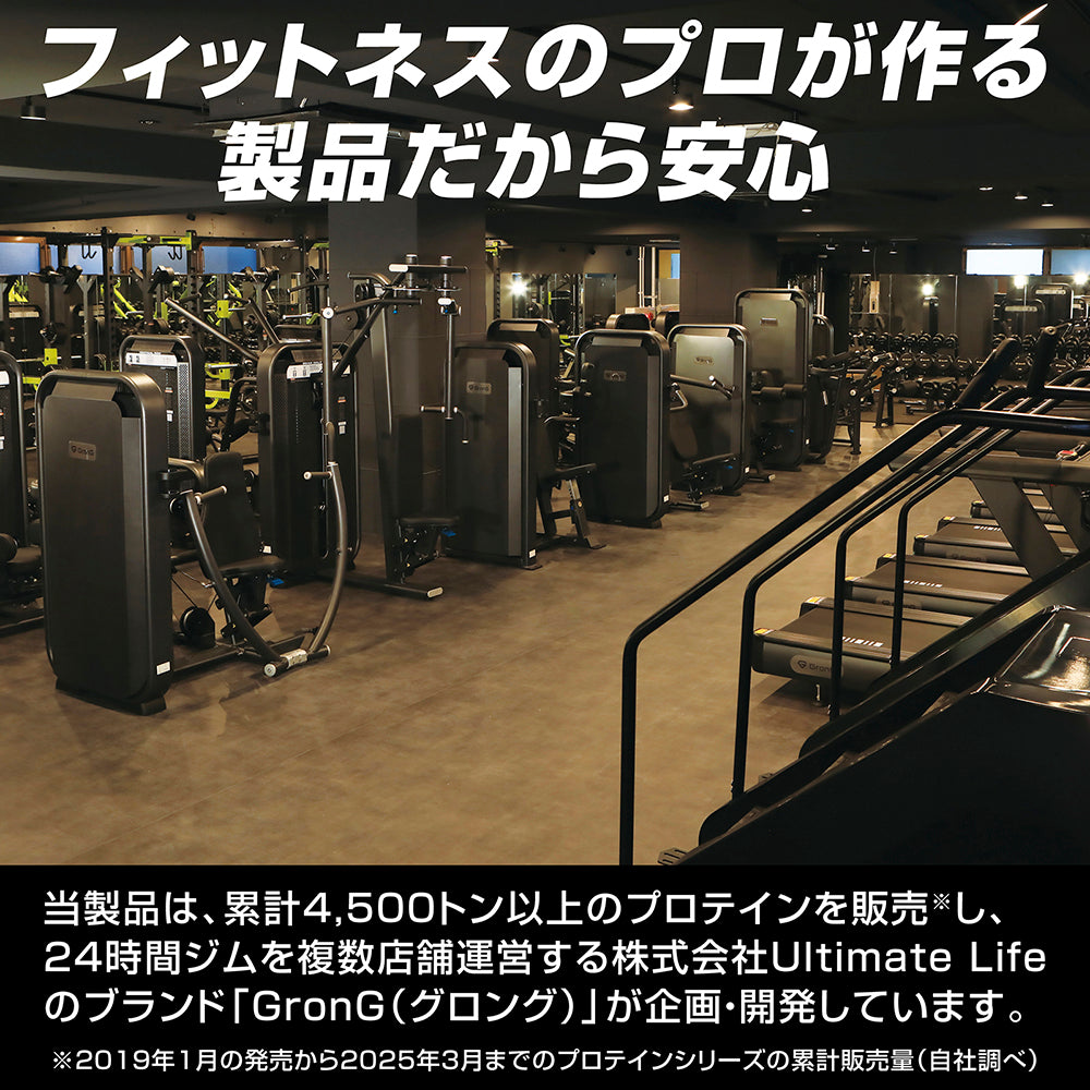 フィットネスのプロ「グロング」が作る製品だから安心