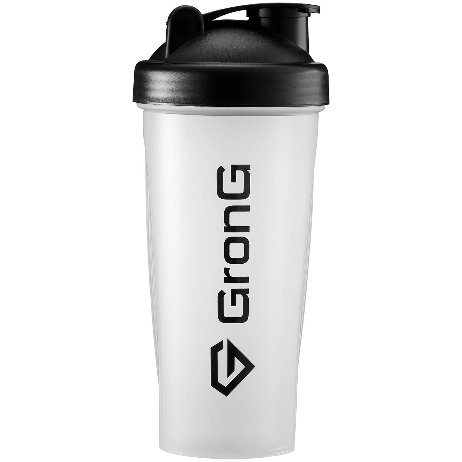 プロテインシェイカー 600ml クリア×ブラック