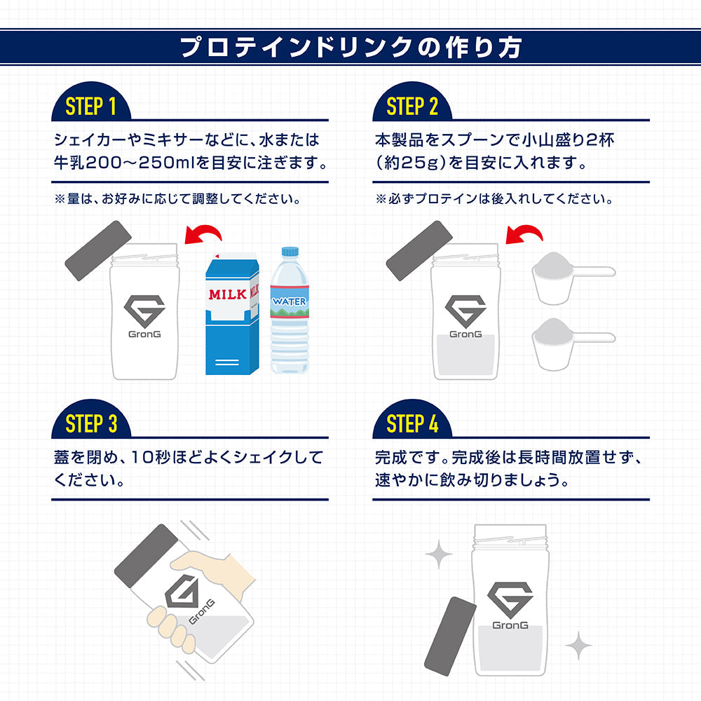 プロテインの作り方