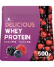DELICIOUS FIT デリシャスホエイプロテイン - ミックスベリー風味 / 500g