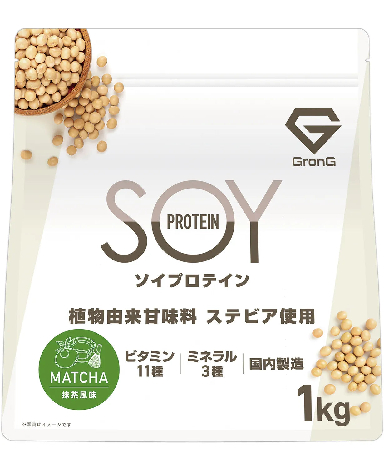 ソイプロテイン 抹茶風味 1kg