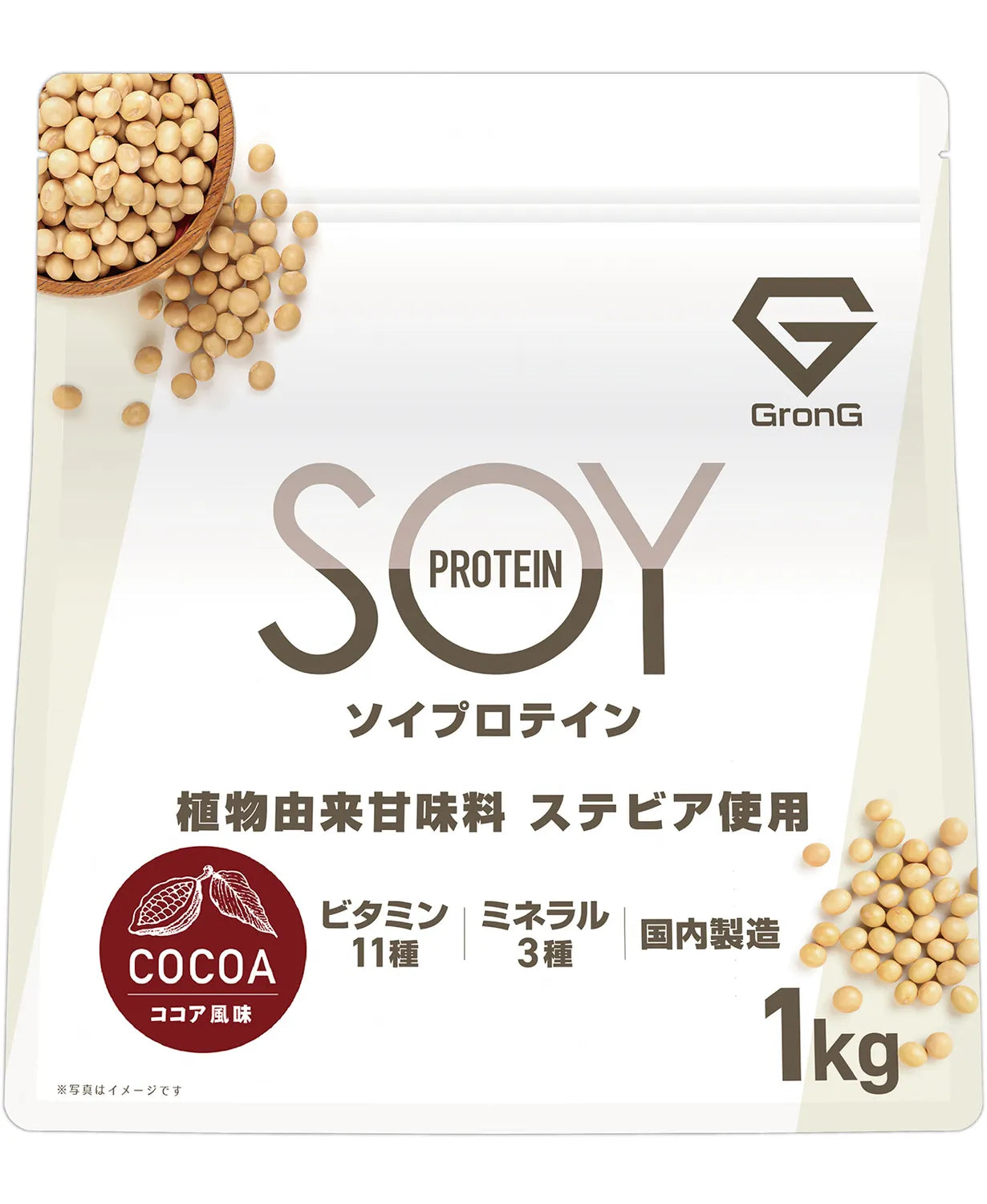 ソイプロテイン ココア風味 1kg