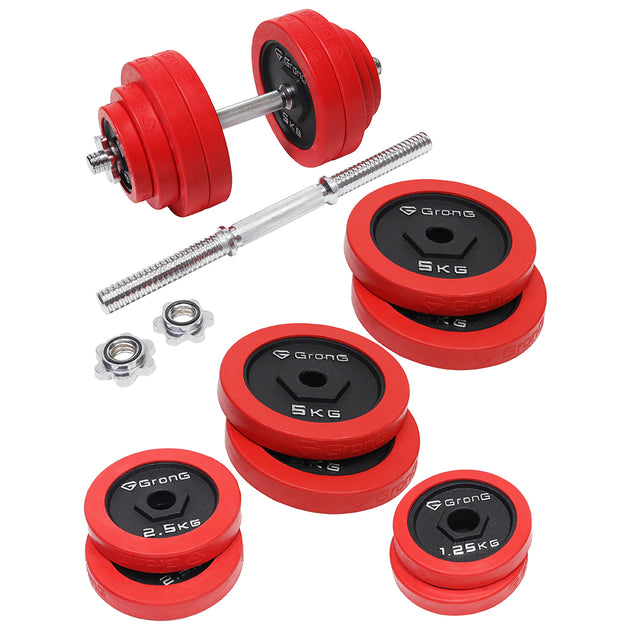 ダンベル2種セット　合計28キロ 楽天市場】【楽天1位】ダンベル 20kg 2個セット ラバーダンベル